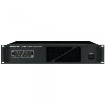 Monacor PA-2240 ELA-Verstärker 240 W 2-Kanal