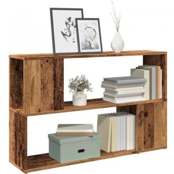 Libreria in Truciolato Stile Antico 100x24x63 cm