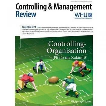 Controlling & Management Review Sonderheft 3-2016: Controlling-Organisation