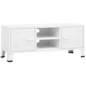 Mobile Salotto e Camera da Letto TV 105x35x42 cm – Grigio/Metallic