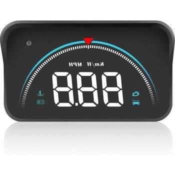 Auto HUD 3.5 Overspeed Alarm & Temperature Gauge