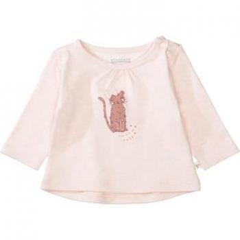 STACCATO Camicia rosa melange con dettagli in perle