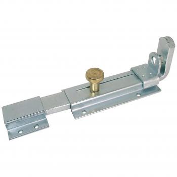 Catenaccio porta lucchetto pesante in acciaio zincato 200 x 57 mm