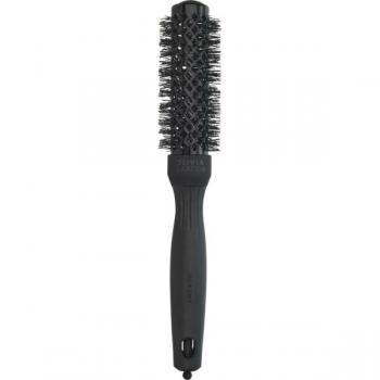 Olivia Garden Expert Blowout Cepillo Redondo Brillo Ondulado Negro 1 pieza unisex, cerdas onduladas, diámetro 25 mm