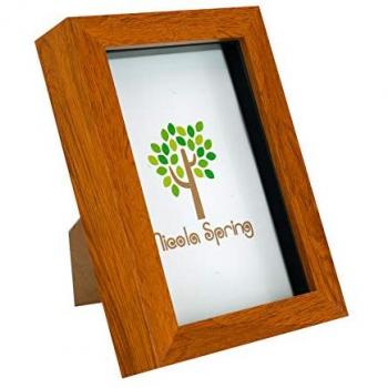 Dark Wood 4x6 3D Photo Display