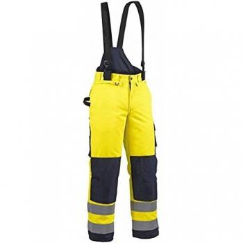 Blaklader pantalon hiver haute visibilité, couleur jaune et marine, taille 48L