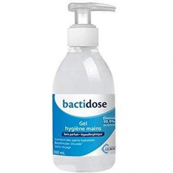 GILBERT HEALTHCARE Bactidose Gel Hydroalcoolique avec Pompe 300 ml