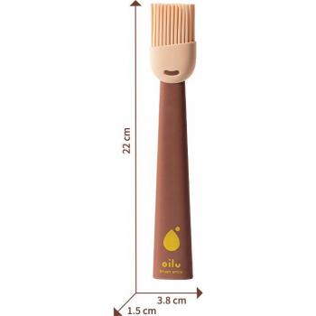 Non-Linting Edible Oil Brush for Grilling