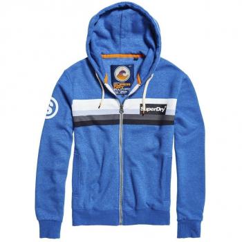 Superdry Männer Hooded T-Shirt 77 Surf Blue L