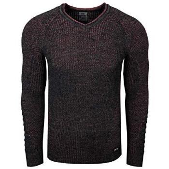 Rusty Neal Strickpullover 4XL Anthrazit im Biker Stil