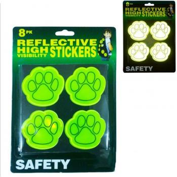 Pegatinas de seguridad reflectoras para bicicleta de montaña, 4 Uds., a prueba de agua, con diseño de rayas y sonrisa para motos y coches