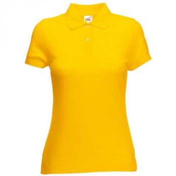 Fruit Of The Loom Womens Lady-Fit 65/35 Short Sleeve Polo Shirt