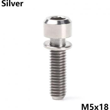 Outdoor Cycling Titanium Stem Bolts M5