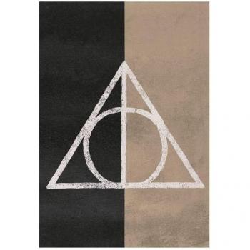 Harry Potter Deathly Hallows Poster 40cm x nero/marrone