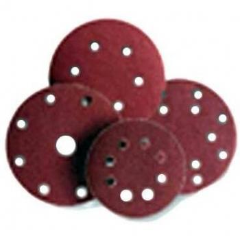 Lija de disco velcro 25 und 125mm 8 agujeros gr-100