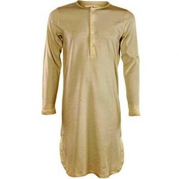 Living Crafts Unisex-Nachthemd DOMINIQUE, natur, XL