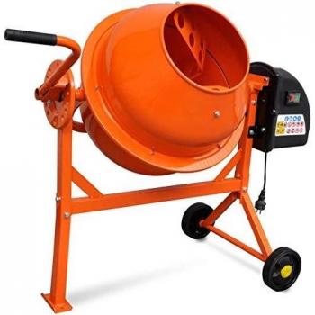 Elektrische Betonmolen 63 L 220 W Oranje Staal