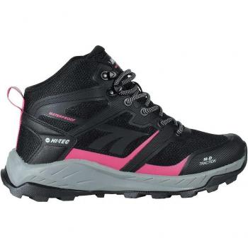 Hi‑Tec Toubkal Mid Waterproof Trekkingstiefel Damen – schwarz/rosa, 42 EU