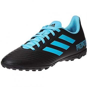 Adidas Predator 19.4 TF, Chaussures de Foot Homme, Multicolore (Core Black/Bright Cyan/Solar Yellow F35636), 41 1/3 EU