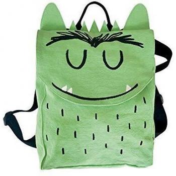 Mochila Verde 100% Algodón El Monstruo de Colores