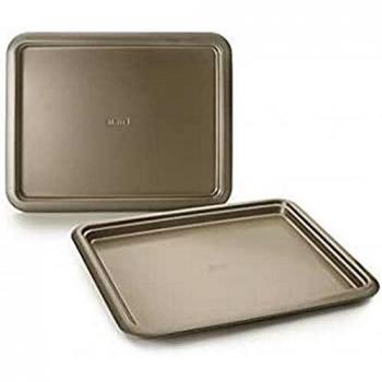 IBILI Golden Class Grey Stainless Steel Cookie Sheet – 1.6 cm High, 41 × 32 cm