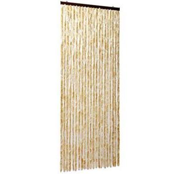 Chenille Insect Curtain Beige 90x220 cm