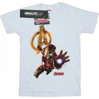 Iron Man Women's Cotton Boyfriend T-Shirt