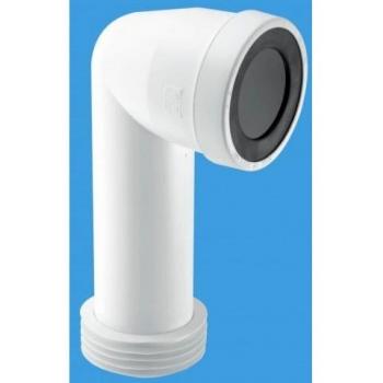 McAlpine 90 Degree Adjustable WC Connector with Extended Inlet