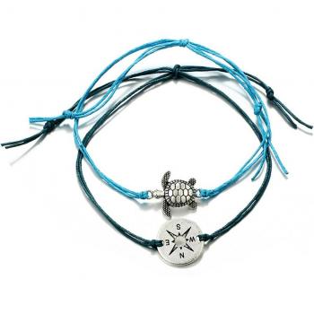 Handmade Vintage Sea Turtle Anklet