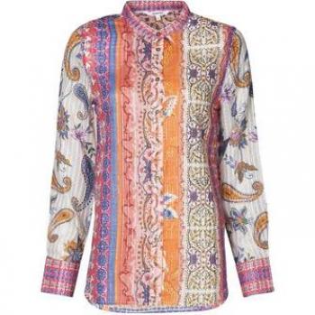 T-shirt bohemien a maniche lunghe Desigual