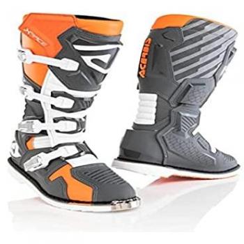 Motocross Stiefel Acerbis X-Race Grau Orange 41