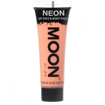 Nachtstrahl Orange – Neon UV Körperfarben Bodypainting – 12 ml