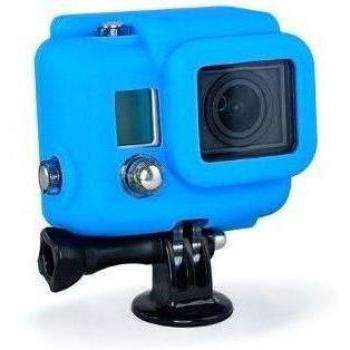 Etui XSories en silicone pour GoPro Hero 3 Bleu