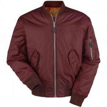 XL Burgundy Brandit MA1 Men's Field Coat