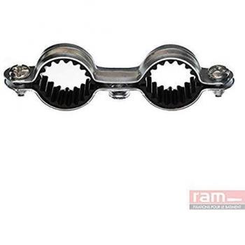 Pack de 5 Colliers Doubles Isophoniques en Acier 22mm