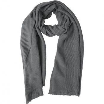 Femme Écharpe Gris Plissé Cecil