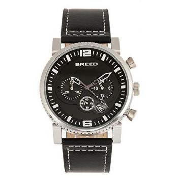 Ryker Chronograph Leather-Band Watch with Date