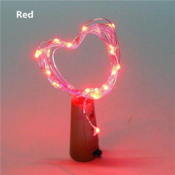 Iluminación LED para Vidrio de Vino, Guirnalda de 2M, 20 Luces