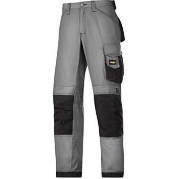 Snickers Handwerker‑Rip‑Stop Hose Grau/Schwarz – 150 mm