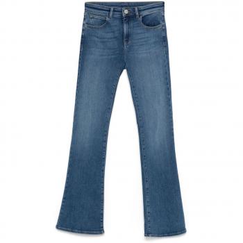 Emporio Armani Women's Denim Jeans, Boot-Cut, Clear Blue, Size 25