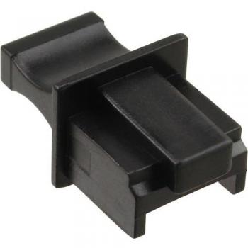 InLine® Staubschutz, für RJ45 Buchse, Farbe: schwarz, 100er Pack