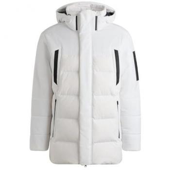 BOSS Daunenparka J Havoc für Herren, wasserabweisend, mit Kapuze, Größe M, weiß