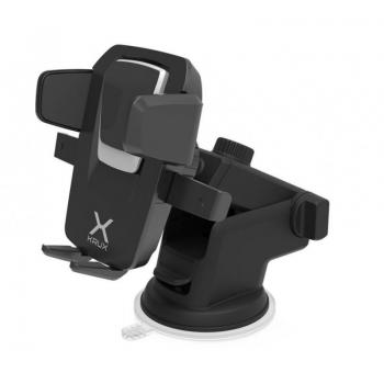 Attache smartphone KRUX universel à ventouse noire pour véhicule