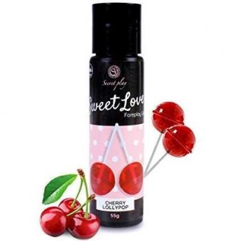 Lubrifiant Comestible Sweet Love Cerise 60 Ml