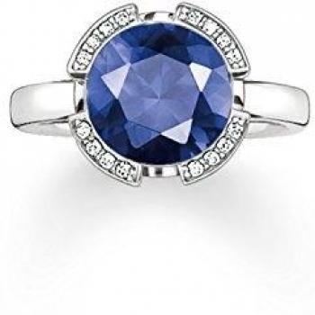 Bague Femme Thomas Sabo Glam & Soul Argent Sterling 925 Corindon bleu Taille 54