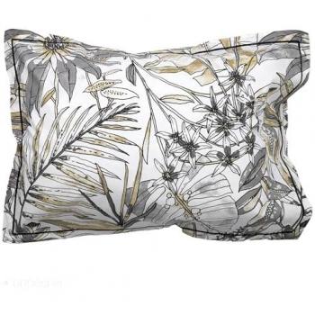 Taie d’oreiller 50x70 cm SUMATRA, couleur gris fusain