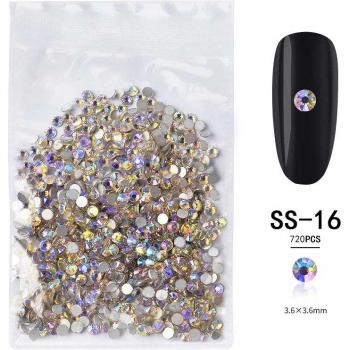 Decoraciones de Uñas con Diamantes de Imitación