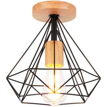 Lampada a Soffitto Forma Diamante E27 per Soggiorno