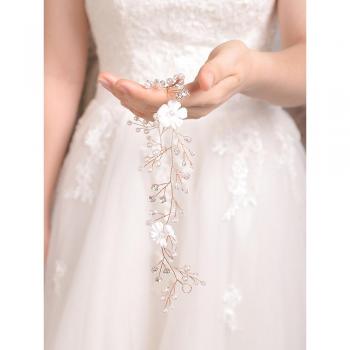 Bridal Crystal Flower Headpiece
