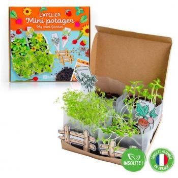 Radis et Capucine Kit de culture Mini Potager